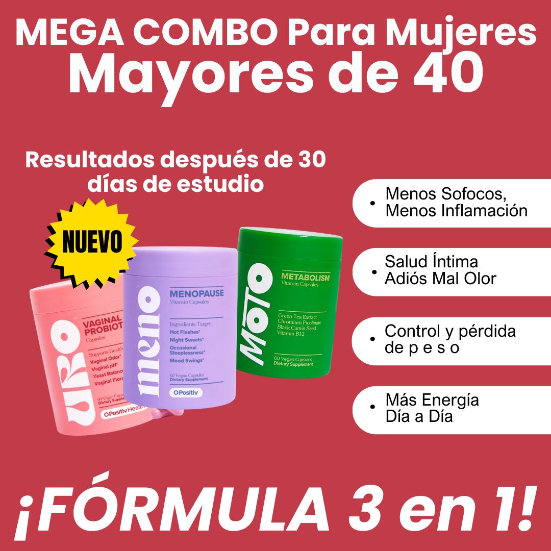 Bienestar Total Femenino 3 en 1: Meno + Moto + Uro
