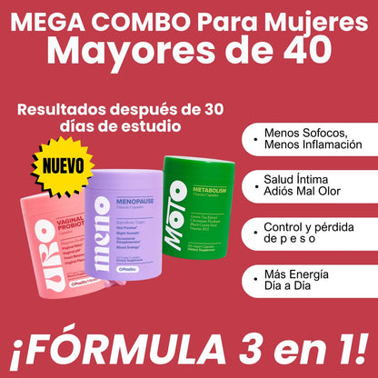 Bienestar Total Femenino 3 en 1: Meno + Moto + Uro