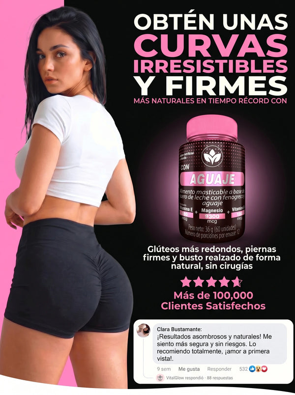 Aguaje moldea tu figura 100% Natural